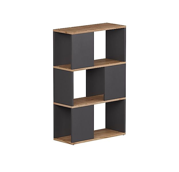 Vicco Raumteiler Eneos, Anthrazit/Goldkraft Eiche, 60 x 94 cm günstig online kaufen