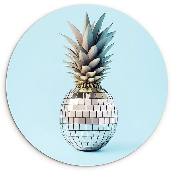 MuchoWow Gemälde Blau - Ananas - günstig online kaufen