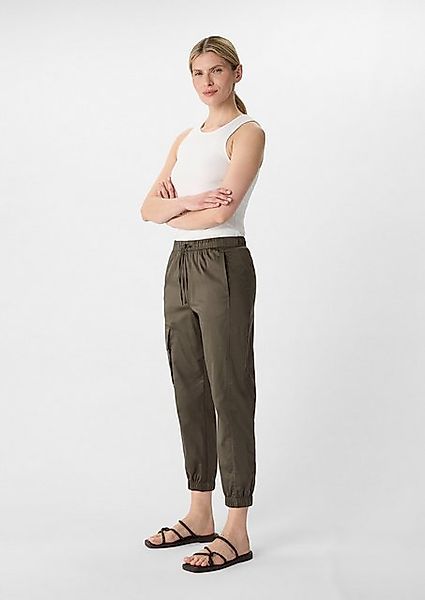 Comma 7/8-Hose Jogpants im Relaxed Fit mit Cargotasche günstig online kaufen