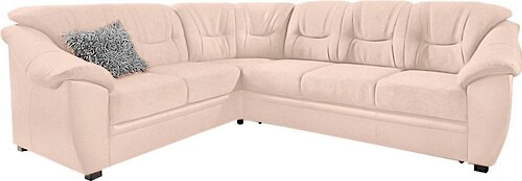 sit&more Ecksofa »Savona L-Form, B: 262 cm« optional Bettfunktion, Federker günstig online kaufen