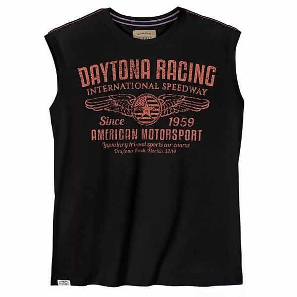 redfield Muscleshirt Große Größen Herren Muskelshirt Daytona Racing schwarz günstig online kaufen