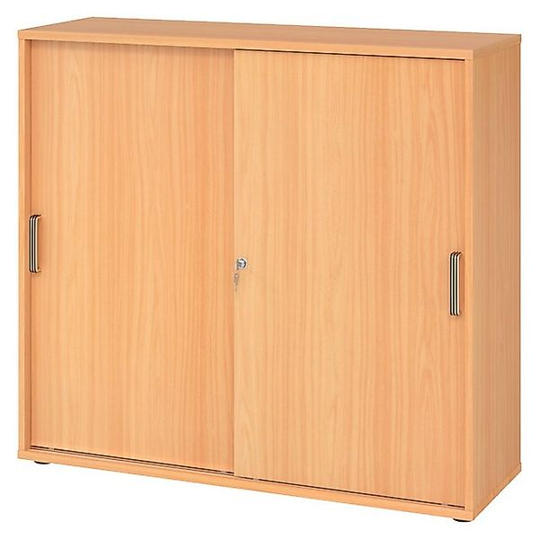 bümö Aktenschrank office Schiebetürenschrank Dekor: Buche - Griffe: Streife günstig online kaufen