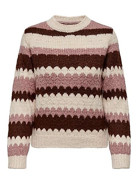 JACQUELINE de YONG Strickpullover Gestreift Strick Langarm JDYDINEA JDYDINE günstig online kaufen