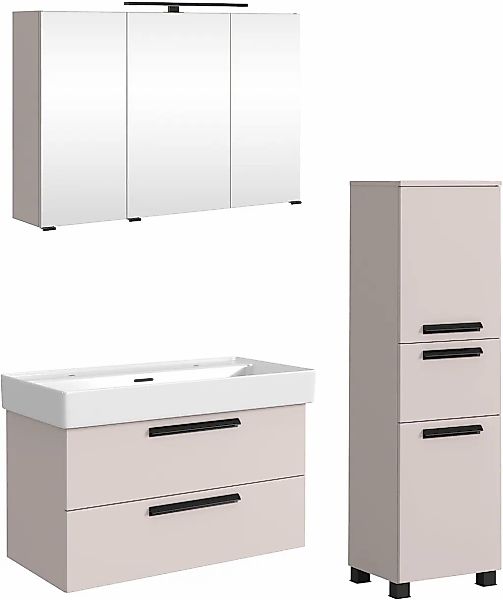 welltime Badmöbel-Set "SALVADA, 3tlg-Set, gedämpfte Scharniere, Softclose, günstig online kaufen