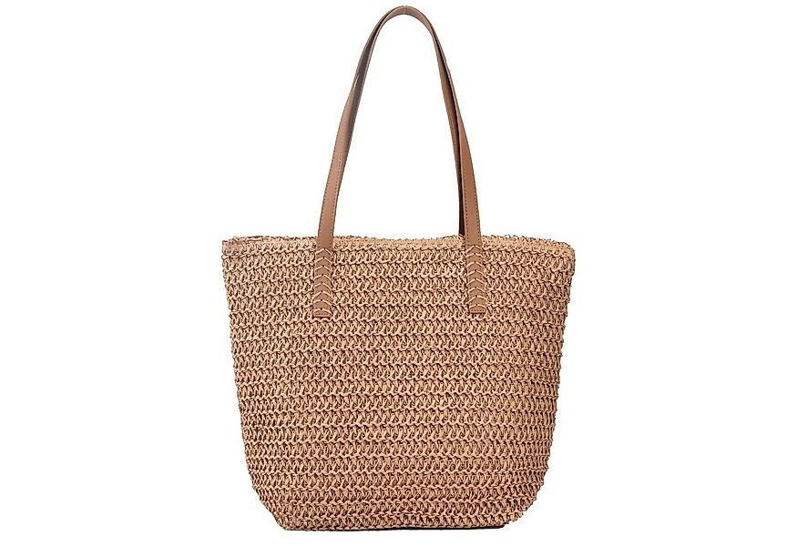 Coonoor Strandtasche mit reißverschluss, Große Strandtasche für Damen, Umhä günstig online kaufen