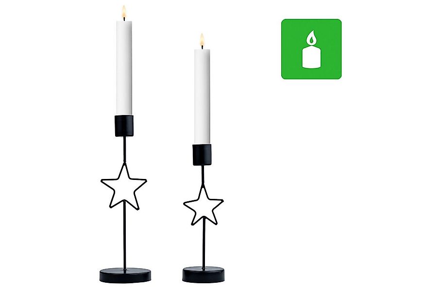 Marrakesch Orient & Mediterran Interior Tischkerzenhalter 2er Set Retro Wei günstig online kaufen