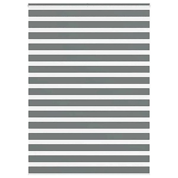 vidaXL Doppelrollo Dunkelgrau 155x200 cm Stoffbreite 150,9 cm Polyester 401 günstig online kaufen