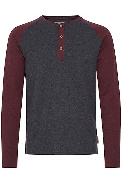 Indicode Rundhalsshirt IDWinston Longsleeve im Baseball-Look günstig online kaufen