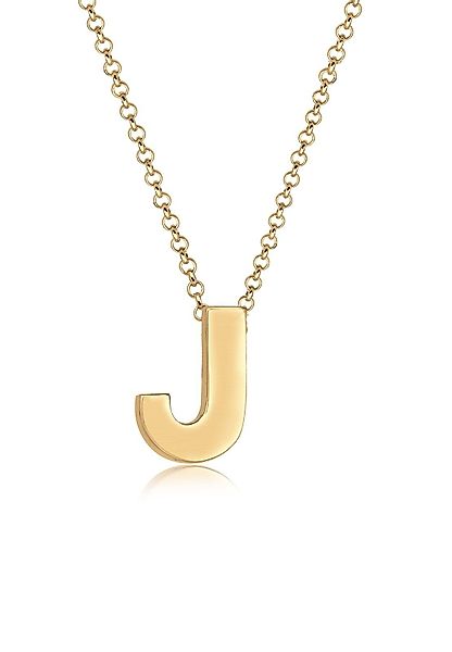 Elli Kette mit Anhänger Buchstabe J günstig online kaufen