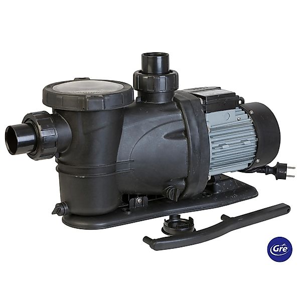 Gre Pool-Filterpumpe Selbstansaugende 3/4 PS für bis 17 m³/h Schwarz günstig online kaufen