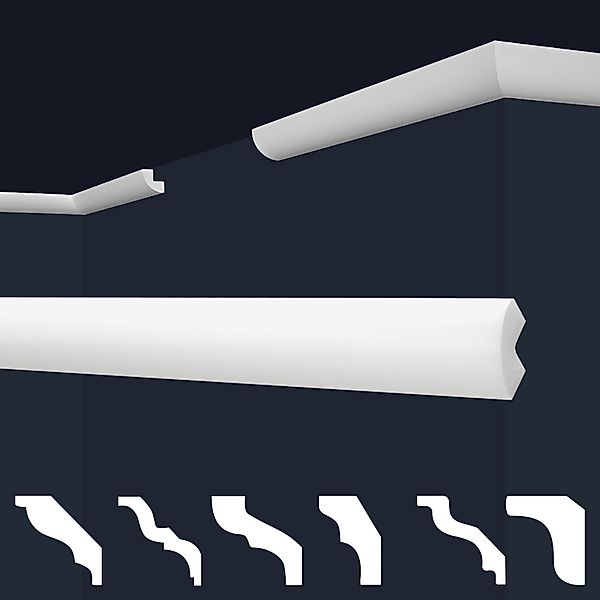 marbet design Stuckleiste E-1, 50 Meter günstig online kaufen