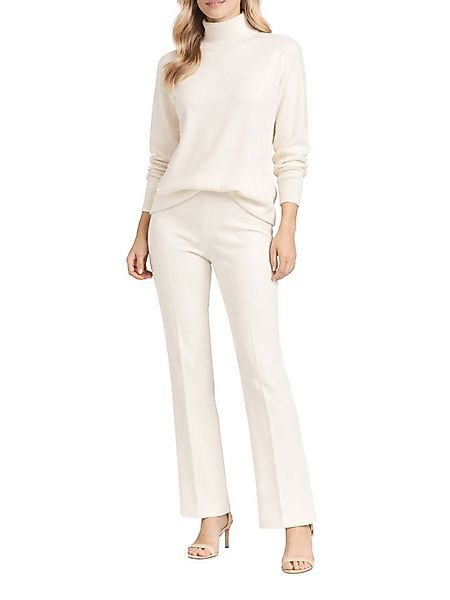 Mississhop Strickhose Damen Strick-Set Hose und Pullover mit Stehkragen und günstig online kaufen