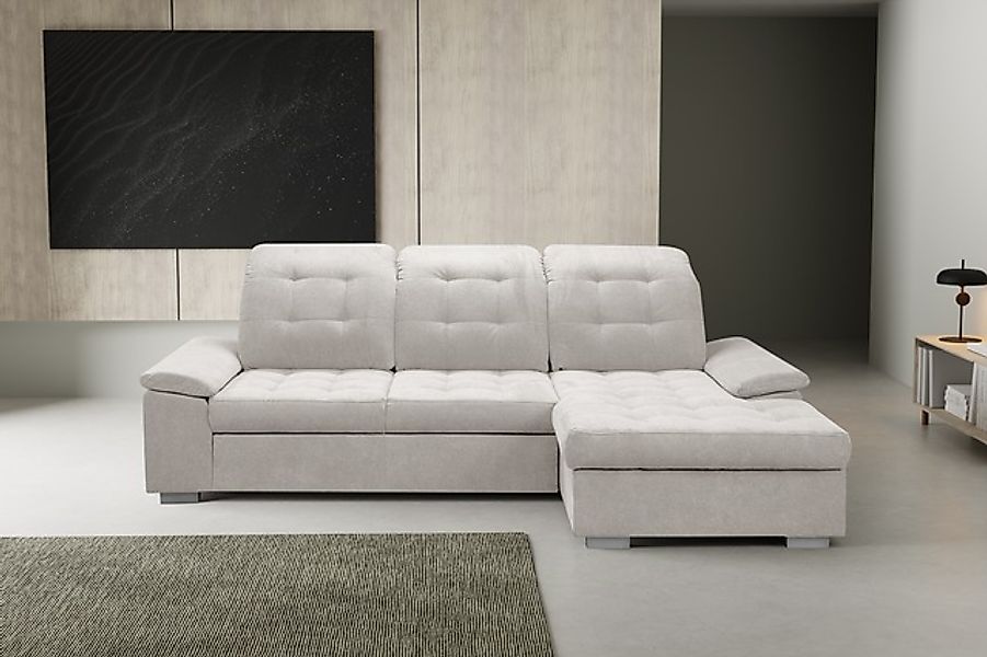 WERK2 Ecksofa »Carmen, mit Bettfunktion & Bettkasten, optional Sitztiefenve günstig online kaufen