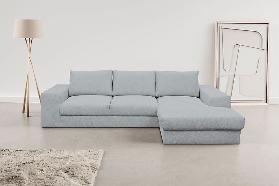 WERK2 Ecksofa "Rozzana Design Ecksofa mit hohem Komfort, zeitlos & elegant, günstig online kaufen