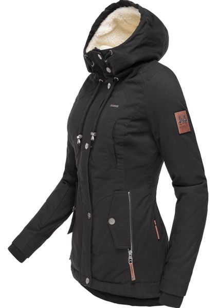 Marikoo Winterjacke "Bikoo" mit Kapuze sportliche Damen Outdoor Baumwolljac günstig online kaufen