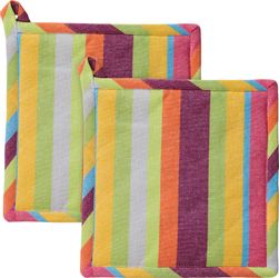 REDBEST Topflappen Topflappen 2er-Pack, Baumwolle Streifen günstig online kaufen