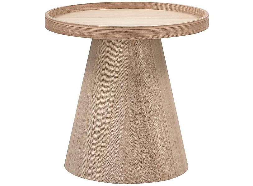 WOOOD Beistelltisch Maud aus Holz Natur, Ø 39 cm günstig online kaufen