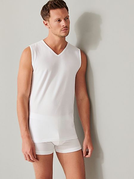 Schiesser Tanktop 95/5 (4-tlg) Tank-top unterhemd günstig online kaufen