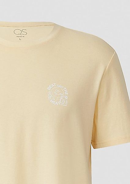 QS Kurzarmshirt T-Shirt mit Frontprint günstig online kaufen