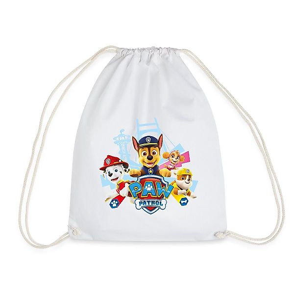 Spreadshirt Turnbeutel Paw Patrol Logo Turnbeutel günstig online kaufen