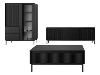 MIRJAN24 Wohnzimmer-Set Ozmi V, (Vitrine, TV-Lowboard, günstig online kaufen