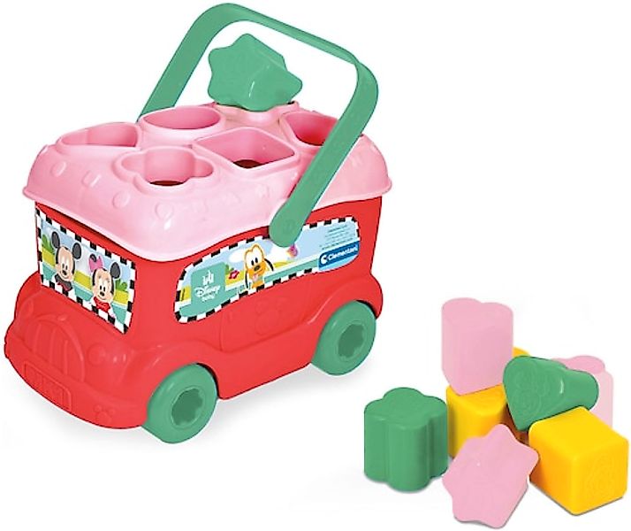 Clementoni® Steckspielzeug »Baby Clementoni, Disney Baby Minnie Sortierbus« günstig online kaufen