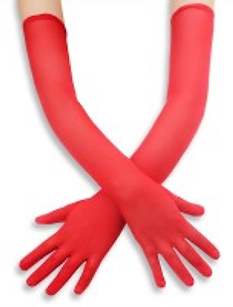 Gants Longs Mesh Handschuhe 50cm Rouges günstig online kaufen