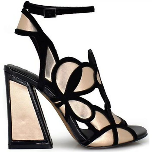 Exé Shoes  Sandalen Exe' DOMINIC-440 Sandalen Frau SCHWARZ / CHAMPAGNER günstig online kaufen