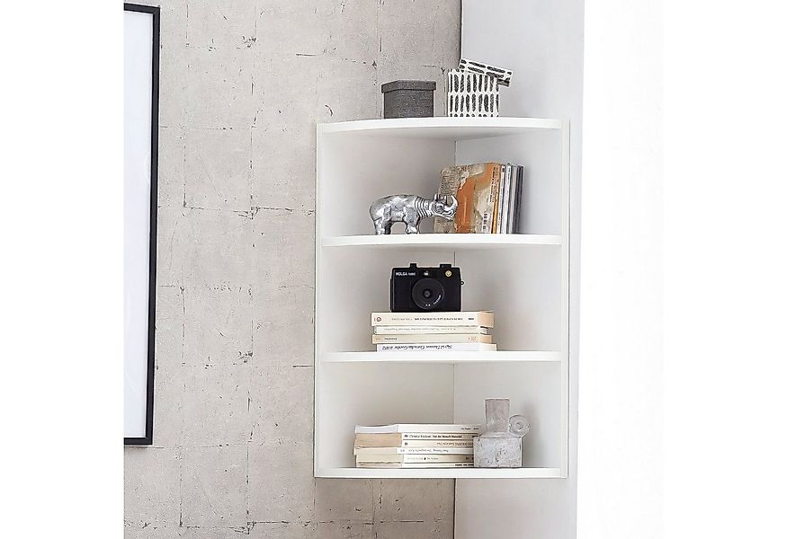 FINEBUY Eckregal Wandregal Winkelregal Badregal Küchenregal Standregal Rega günstig online kaufen