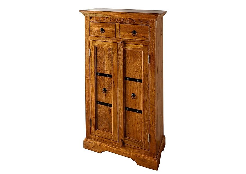 Massivmoebel24 Dreh-/Schwebetürenschrank #0525 (Schrank Akazie 72x38x132 günstig online kaufen