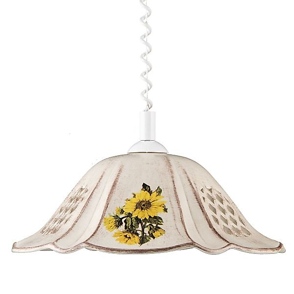 Helios Leuchten Pendelleuchte Küchenlampe Keramik, Keramiklampe, günstig online kaufen