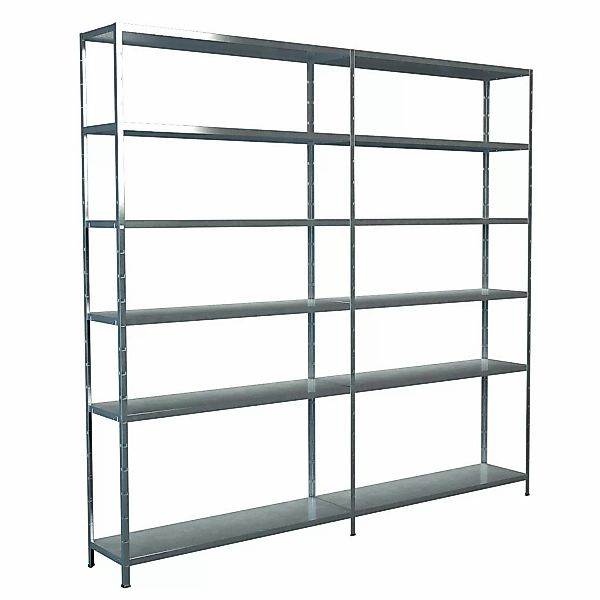 Schulte Steck-Grund-/Anbauregal 230 cm x 240 cm x 35 cm Verzinkt günstig online kaufen