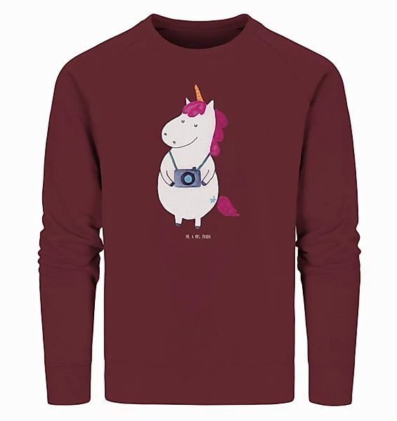 Mr. & Mrs. Panda Longpullover Einhorn Fotograf Größe S - Burgundy - Geschen günstig online kaufen