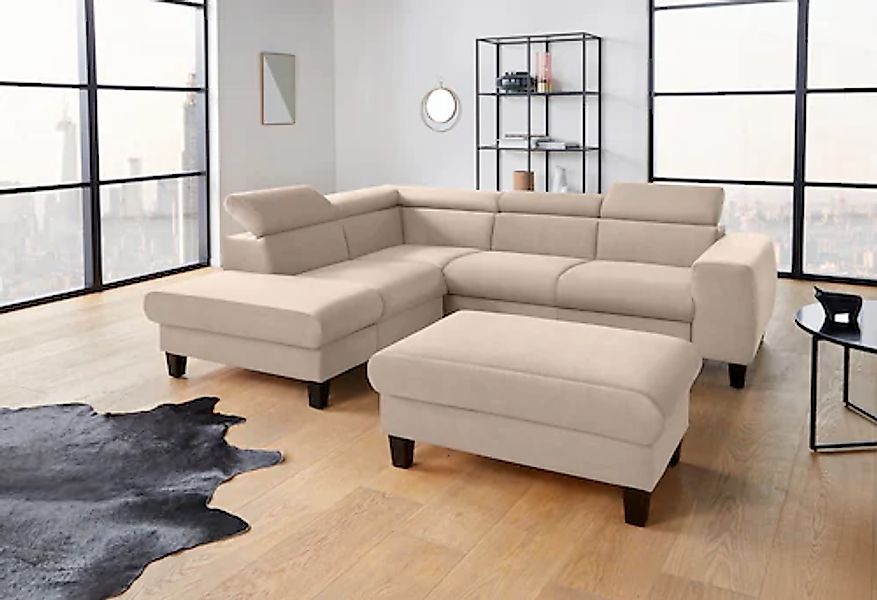 COTTA Polstergarnitur »Morven L-Form«, (Set), Set bestehend aus: Ecksofa mi günstig online kaufen