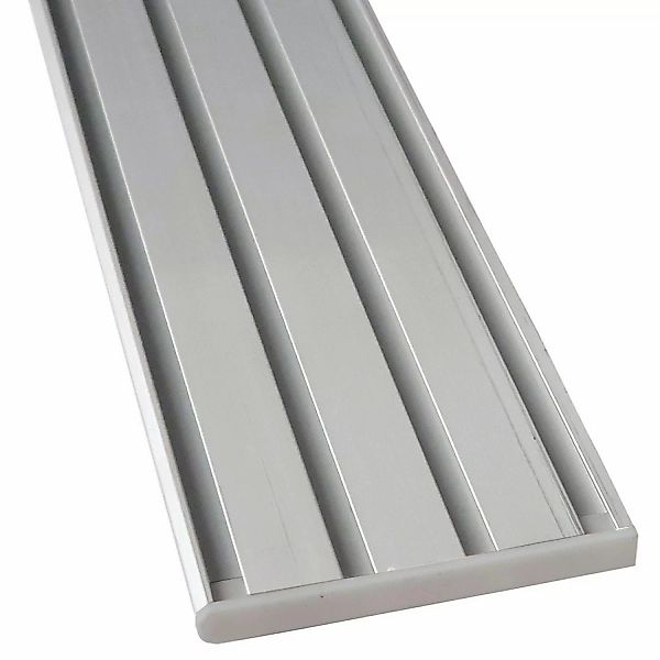 Bestlivings Vorhangschiene 300 cm Aluminium Silber 4 Lauf / 120 cm & 2 x 90 günstig online kaufen