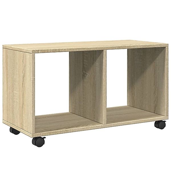 vidaXL Beistelltisch Rollschrank Sonoma-Eiche 72x33x42,5 cm günstig online kaufen