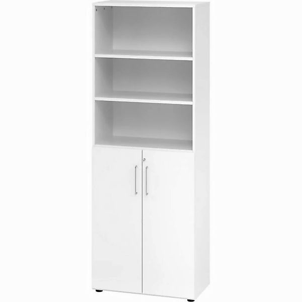 HAMMERBACHER Aktenschrank Schrank 6OH /3OH Türen BxTxH 80x42x215,6cm Griff günstig online kaufen