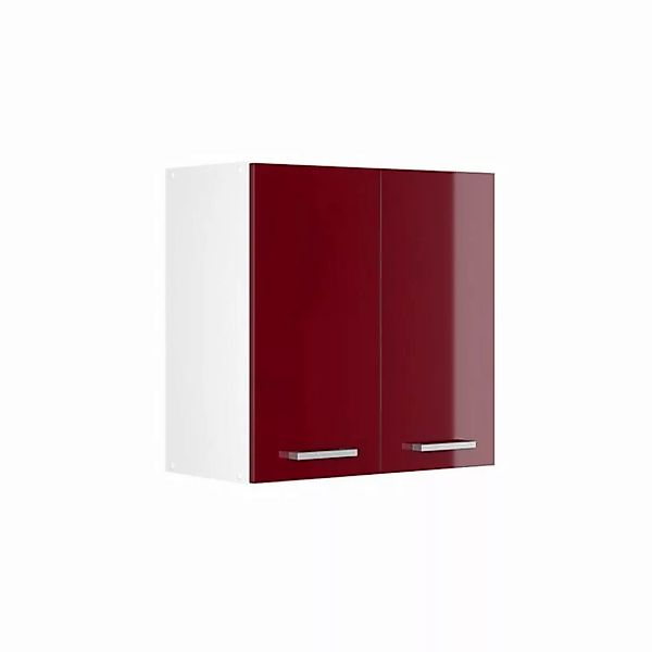 Vicco Schranksystem R-Line, Bordeaux Hochglanz/Weiß, 60 cm mit Türen günstig online kaufen