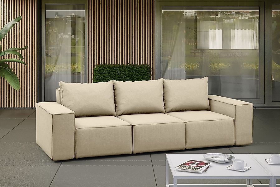 Kaiser Möbel Sofa Gartenmöbel Sofa 3 Sitzer SONNE für den Garten, die Terra günstig online kaufen