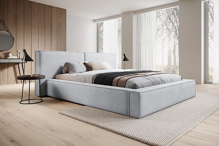Compleo Polsterbett mit Bettkasten und Lattenrost, günstig online kaufen