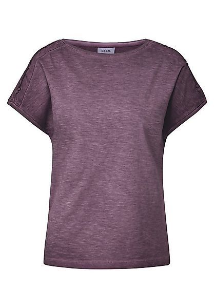 CECIL T-Shirt NOS GMD Button Shoulder T-Shir günstig online kaufen