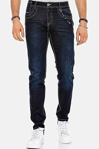 Cipo & Baxx Straight-Jeans Jeans mit stilvollen Kontrastnähten, CD-395 günstig online kaufen