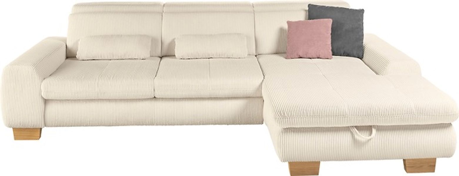 set one by Musterring Ecksofa »SO 3400 Sitzhöhe 47cm oder 49cm, Sitztiefe v günstig online kaufen