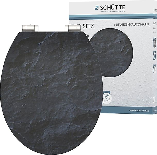 Schütte WC-Sitz BLACK STONE, High Gloss günstig online kaufen
