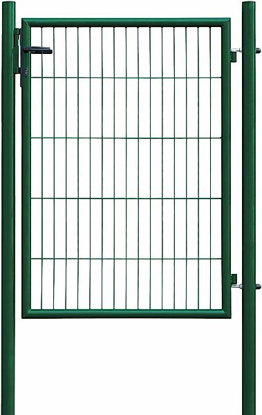 GARDEN N MORE Zauneinzeltür "Einzeltor Standard", (Set), 125 cm hoch, grün günstig online kaufen
