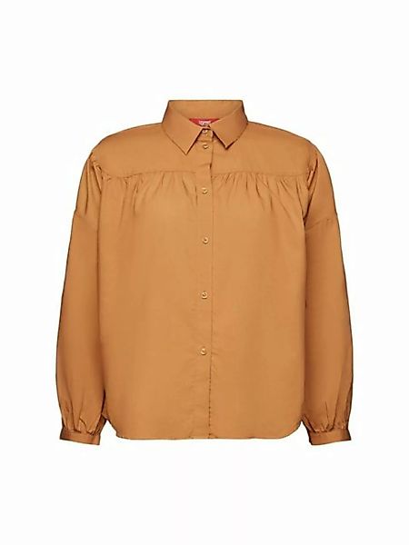 Esprit Collection Hemdbluse Popeline-Bluse, 100 % Baumwolle günstig online kaufen