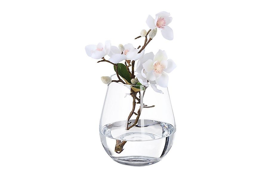 relaxdays Dekovase Blumenvase aus Glas (1 St), L günstig online kaufen