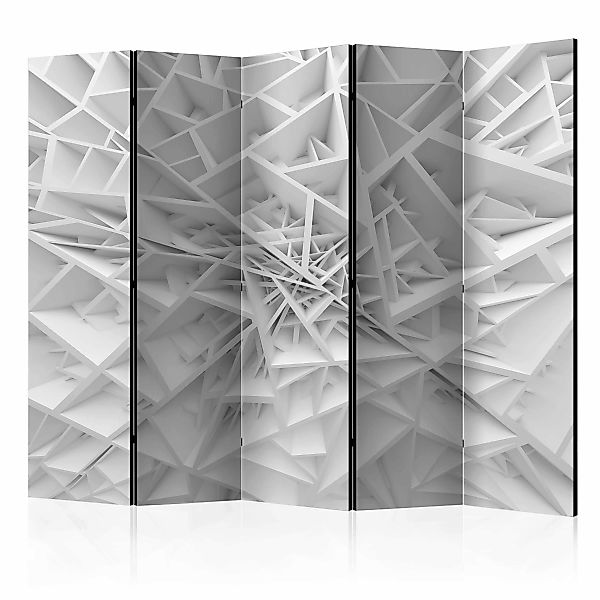 5-teiliges Paravent - White Spider's Web Ii [room Dividers] günstig online kaufen