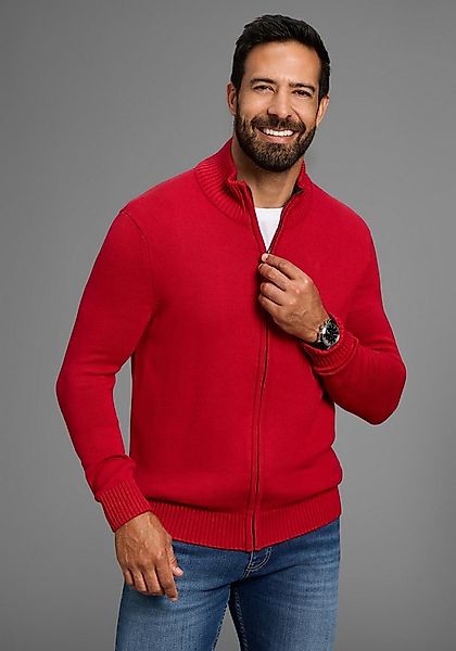 Man's World Strickjacke neue Farben! aus Baumwollmischung günstig online kaufen