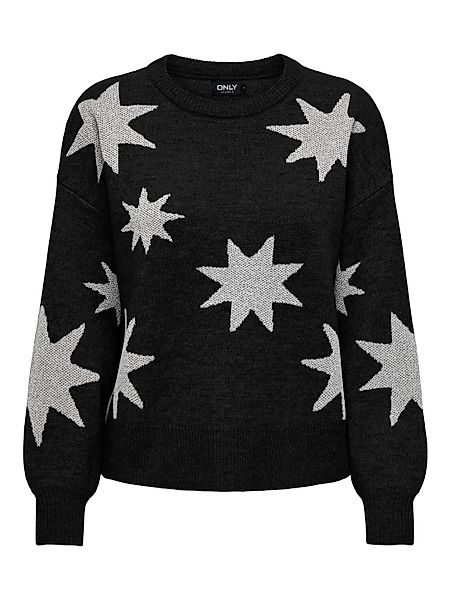 ONLY Rundhalspullover ONLROSIE LS O-NECK GLITTER günstig online kaufen